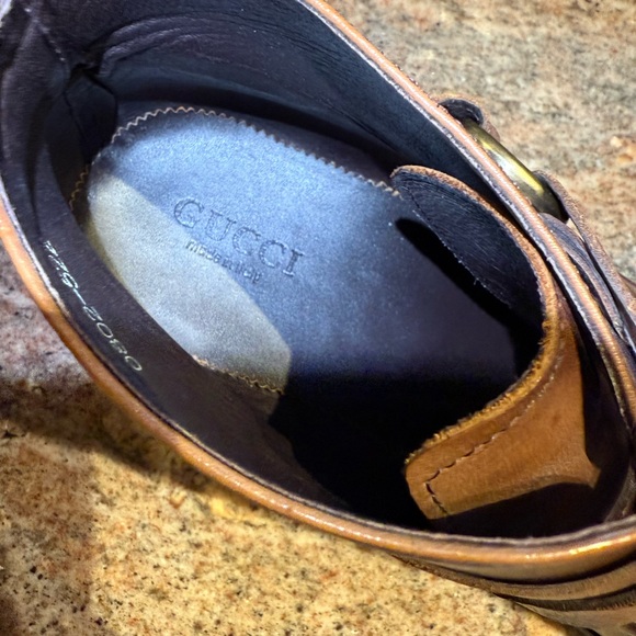 Men’s Gucci loafer style leather boots size 46 (13 in US) - Picture 3 of 11
